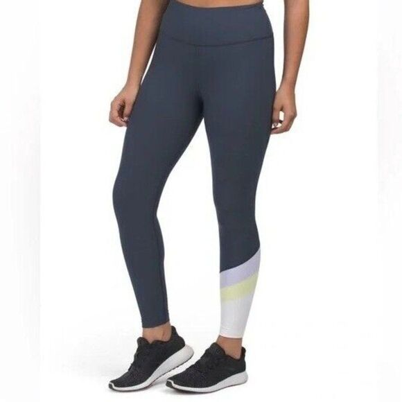 Peloton Women's Cadet High-Rise Color-block Legging Small - Picture 3 of 12